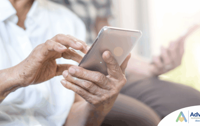 Home care assistance technology in use.