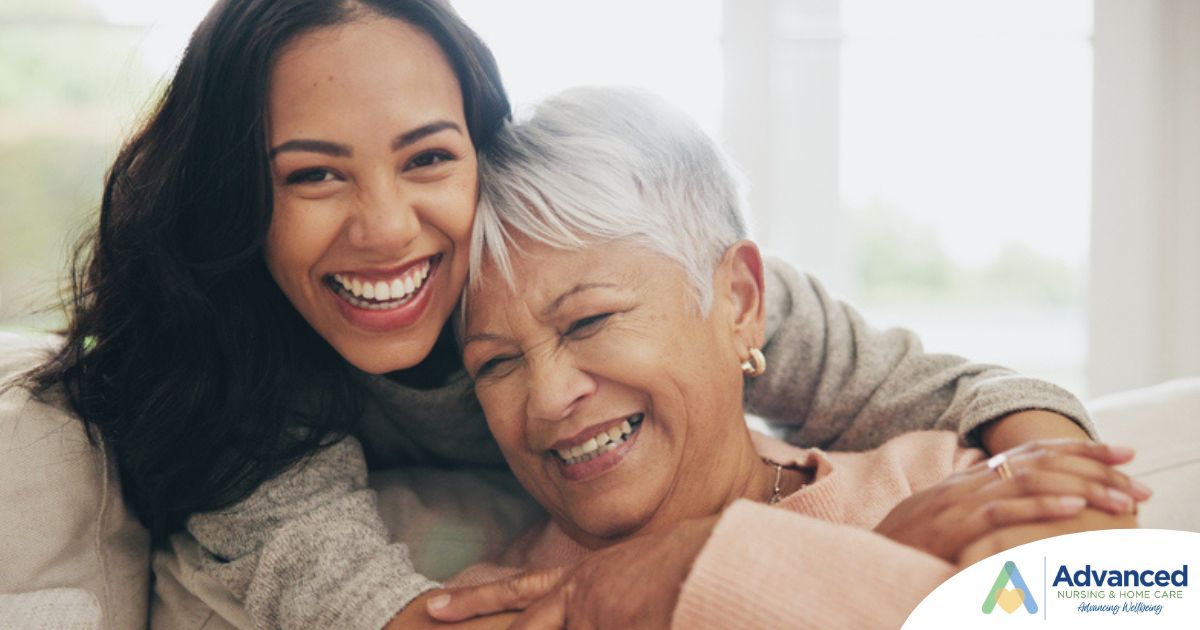 A happy, stress-free caregiver thriving in her career.