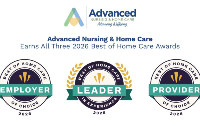 Advanced Nursing & Home Care Earns All Three 2026 Best of Home Care Awards