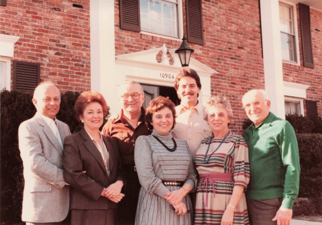 Sam with his family in the 1980s