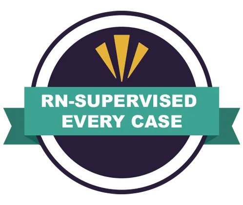 RN-supervised care badge