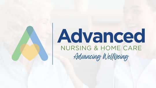 Advanced Nursing & Home Care logo letter "A"