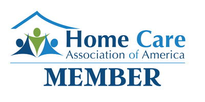 a member logo for a The Home Care Association of America